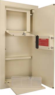 Stack-On IWC-55 Full-Length In-Wall Cabinet